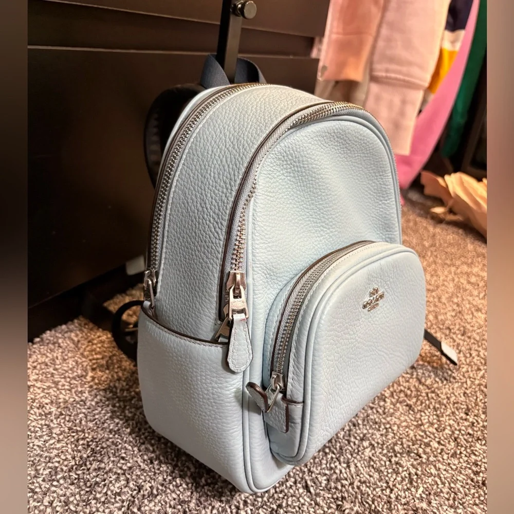 Coach Light Blue Backpack - Picture 13 of 15